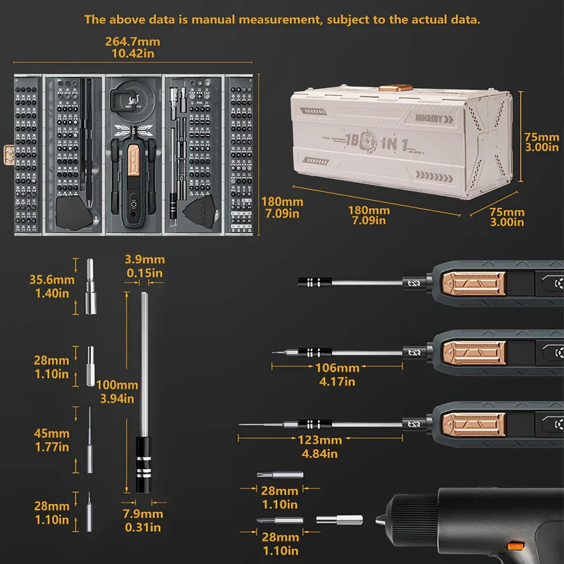 ToolMark™ 180 In 1 Precision Screwdriver Set